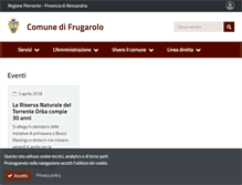 Tablet Screenshot of comune.frugarolo.al.it